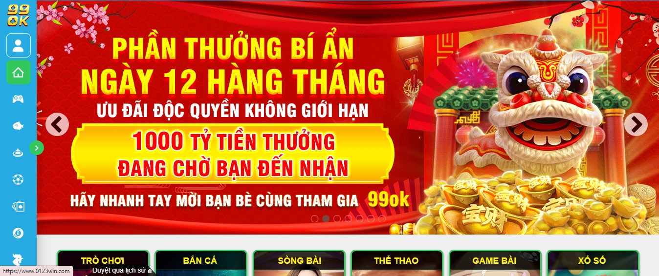 Sự kiện khuyến mãi hấp dẫn từ 123win